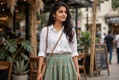 Dhoti Pants + Peplum Top