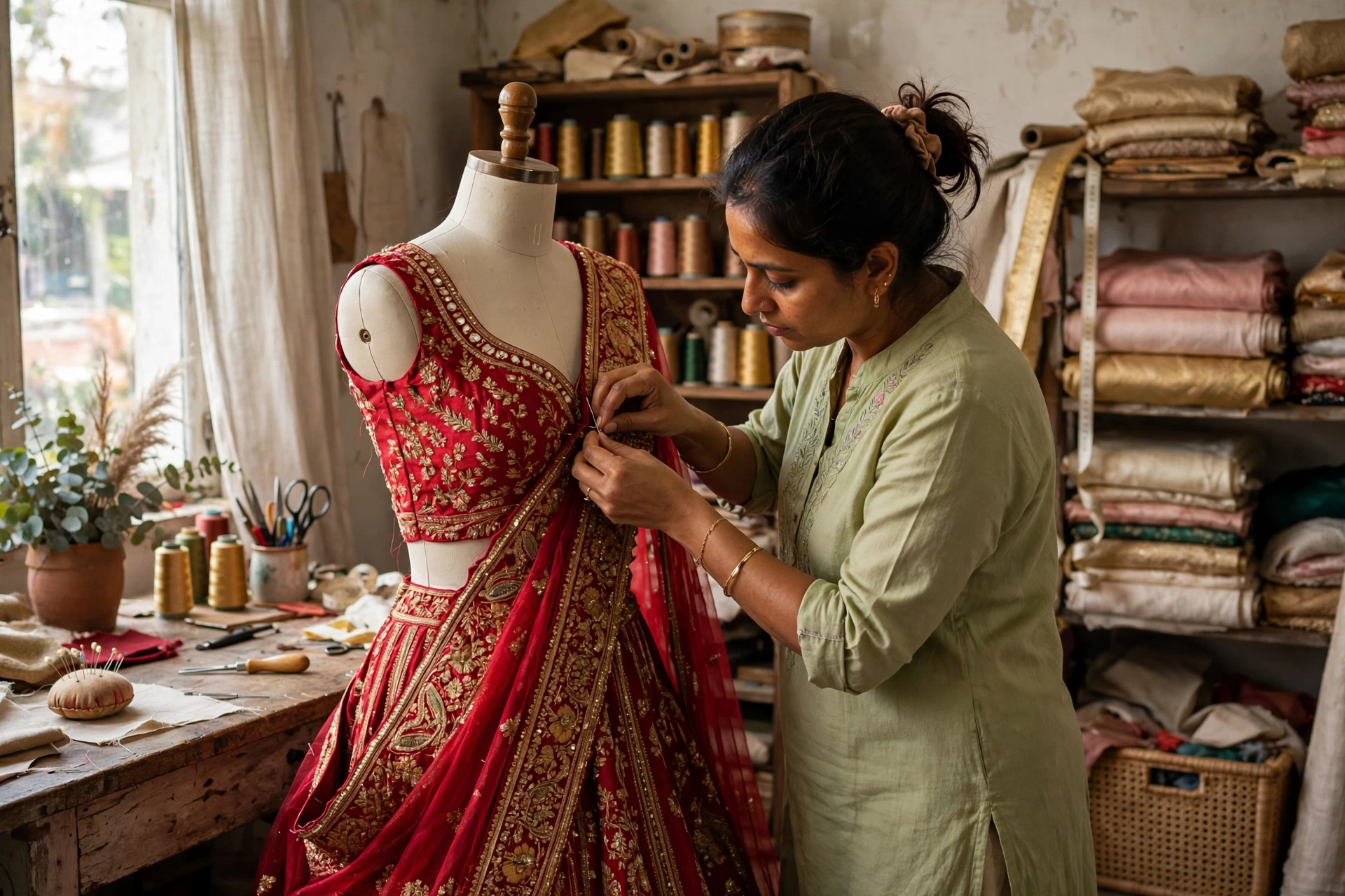 indian_tailor_lehenga_workshop