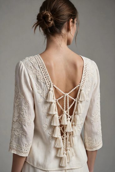 back design blouse