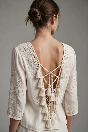 back design blouse