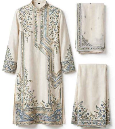 white salwar suit combination