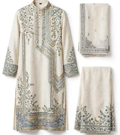 white salwar suit combination