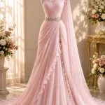 Royal pink evening gowns